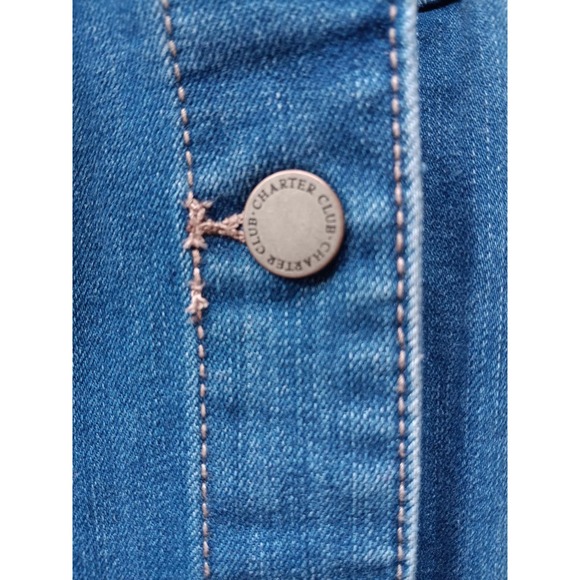 Ladies Jean Jacket Charter Club from Macy's Size Petite Large☆BNWT☆ - Picture 7 of 7